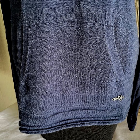Roxy L Juniors LS Blue Top w Hood + Victoria's Secret Moda Brown Tank Bundle Lot - Picture 12 of 13